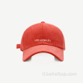 Logo ricamato da personalizzazione ricamato Top Top Brown Cappello